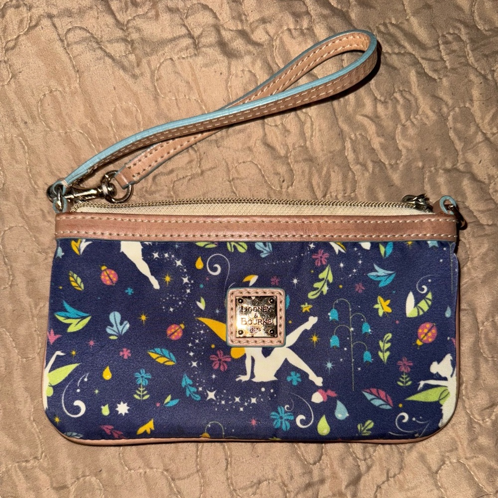 Dooney and Bourke Disney tinkerbell wristlet